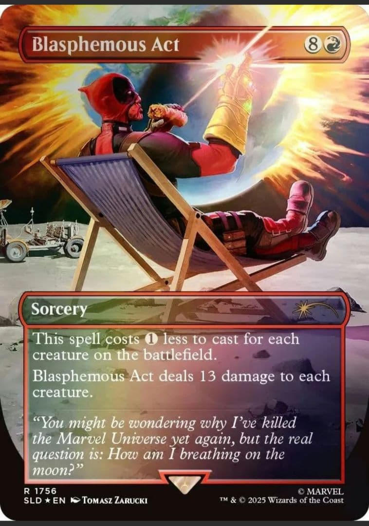 【新品未開封】Secret Lair x Deadpool MTG foil