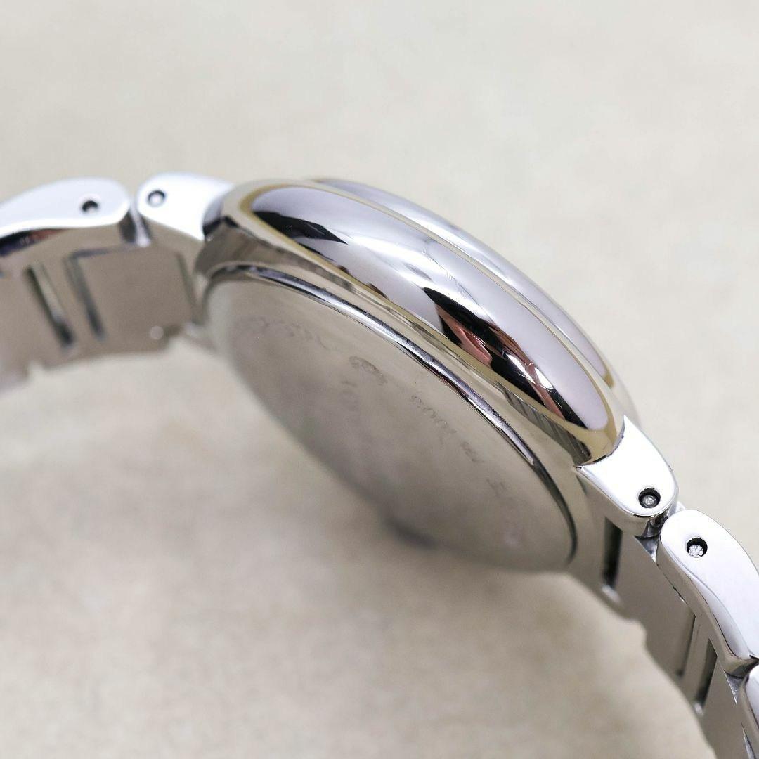 稼働 モーリスラクロア 腕時計 11Pダイヤ ホワイトシェル 新品電池 2119