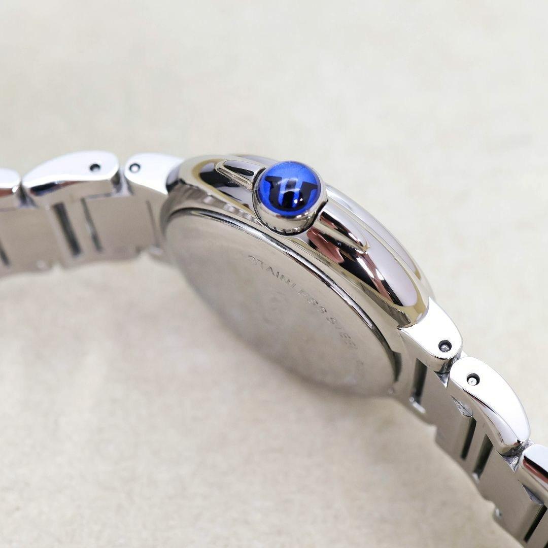 稼働 モーリスラクロア 腕時計 11Pダイヤ ホワイトシェル 新品電池 2119