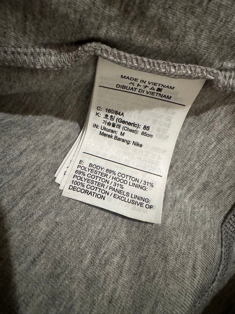 NIKE ナイキ　テックフリース フルジップ ウィンドランナー フーディ　M