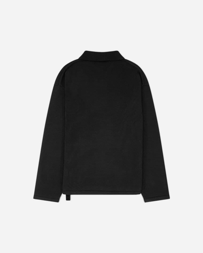 PEACEMAKER OAMC Knit Polo Sサイズ 黒 25AW