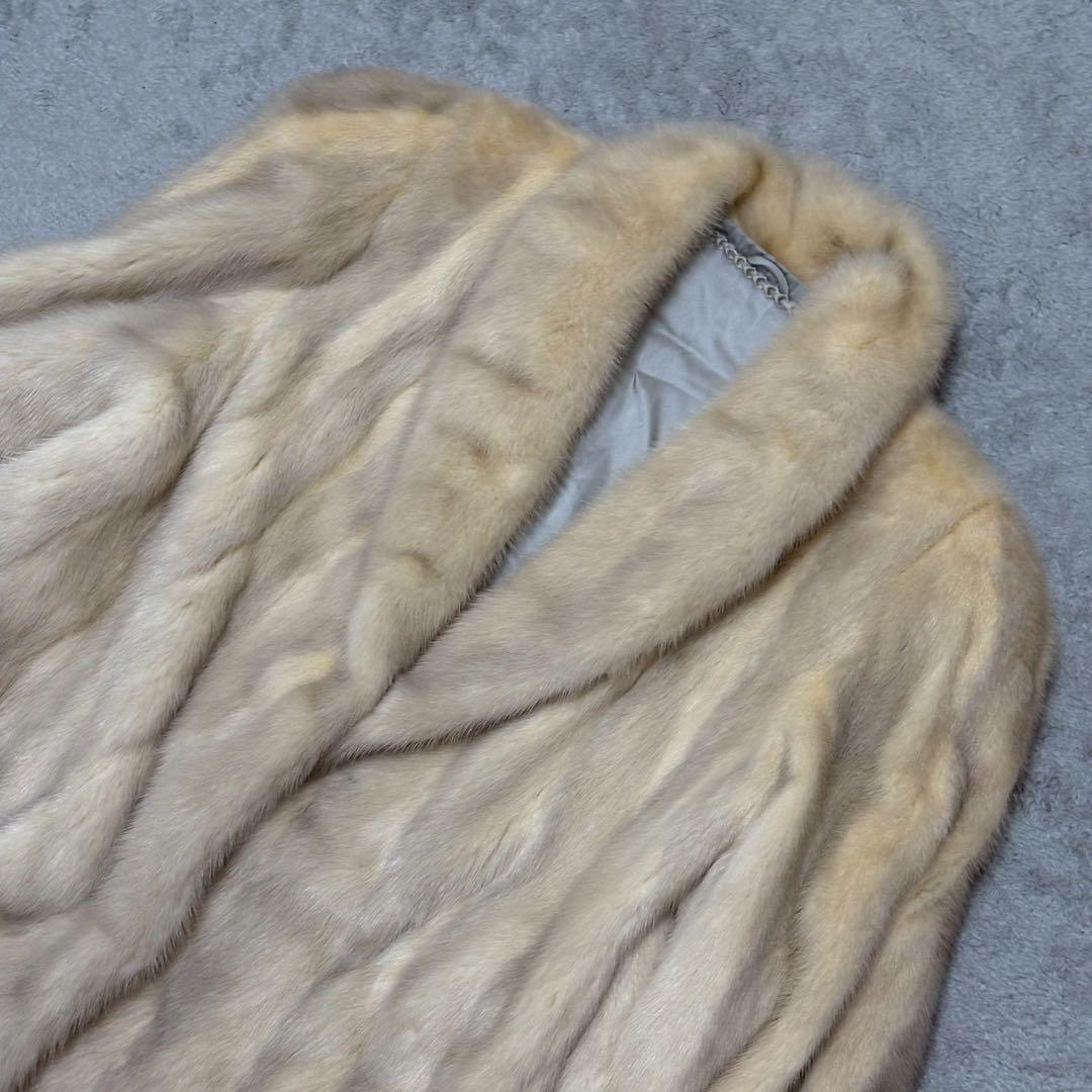 リアルファー ミンクコート ロング レディース 高級品 毛皮コート CC14