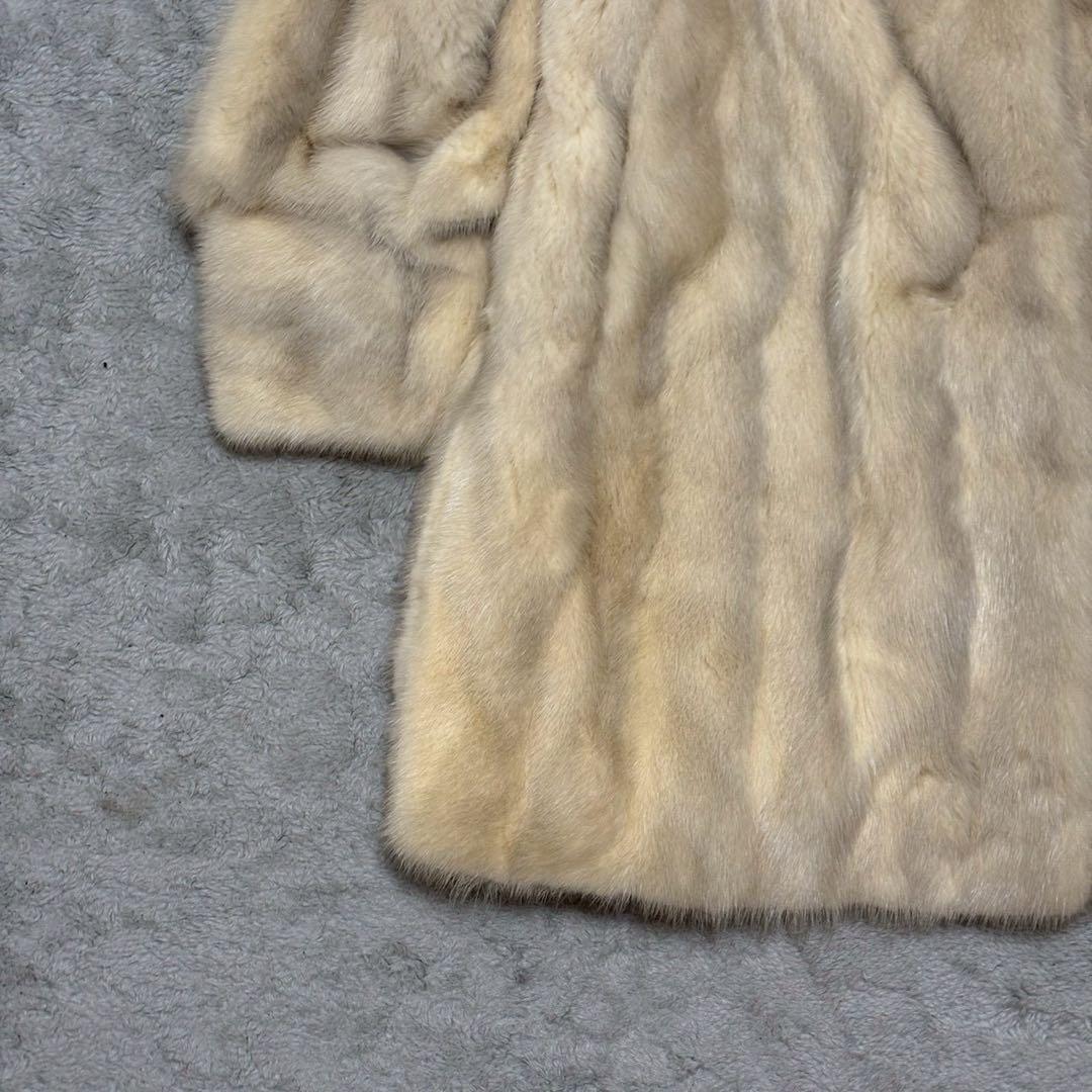 リアルファー ミンクコート ロング レディース 高級品 毛皮コート CC14