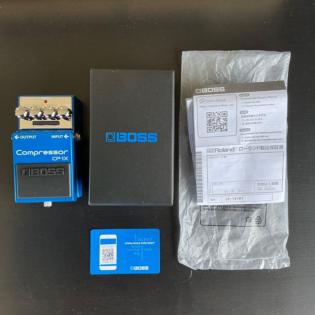 BOSS コンプレッサー CP-1X 新品未使用品　小型チューナーおまけ付き