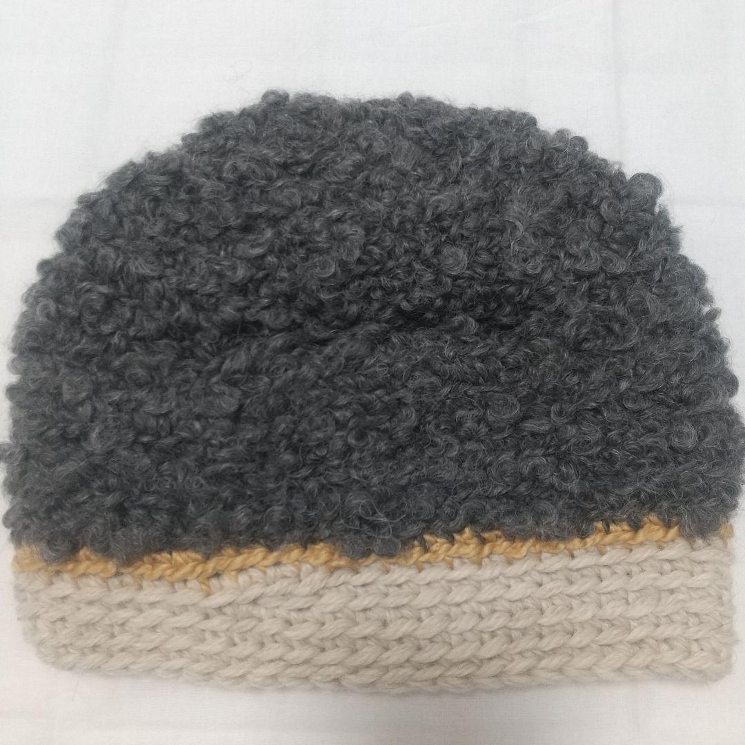 【完売品】新品 ミナペルホネン wolf&flower ニット帽