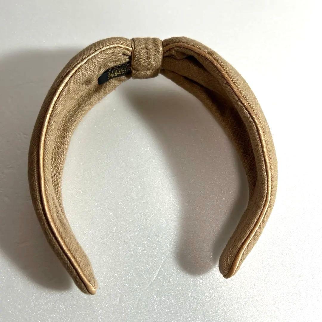 ALEXANDRE DE PARIS カチューシャ ヘアバンド ベージュ