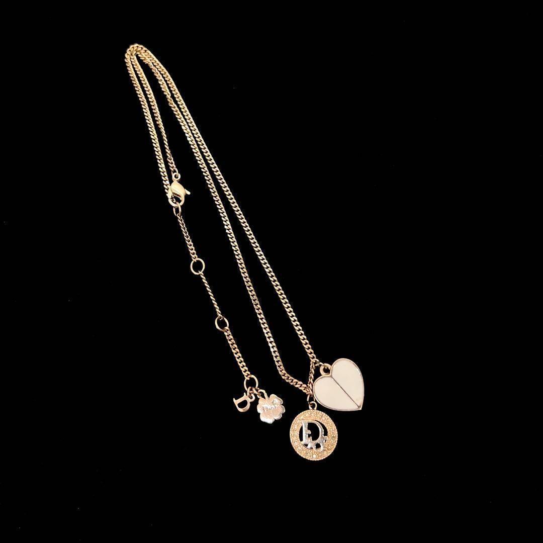 美品✨ Dior クリスチャンディオール ネックレス トロッター ハート
