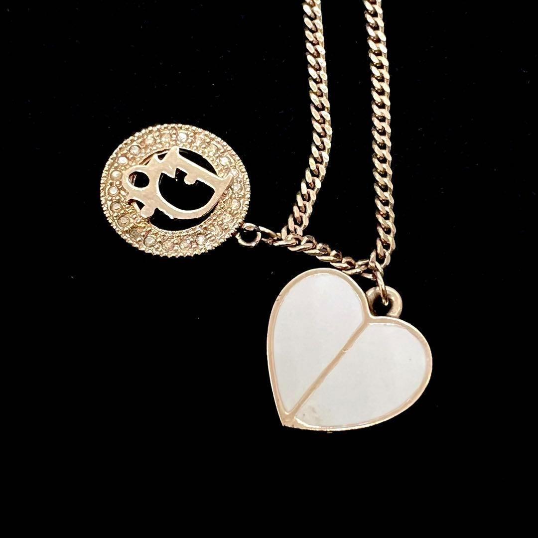 美品✨ Dior クリスチャンディオール ネックレス トロッター ハート