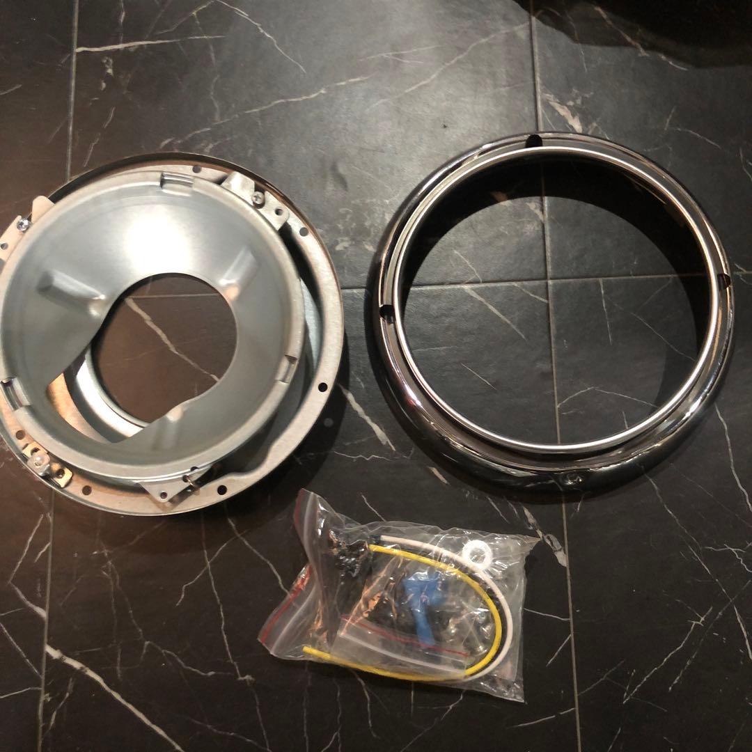 ハーレー　ソフテイル　FL系　ナセルキット　クローム