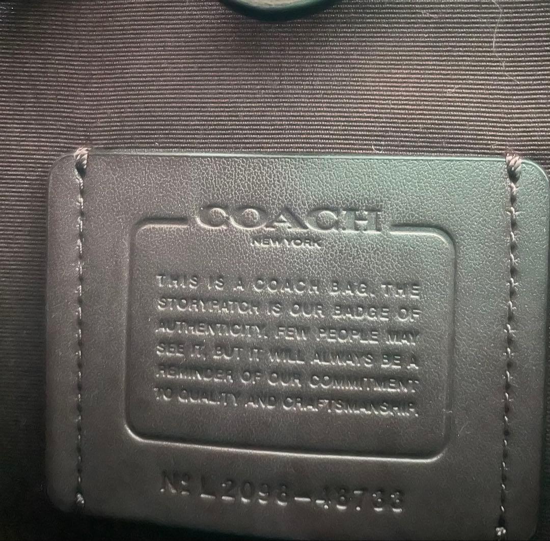 COACH トートバッグ　ネイビー