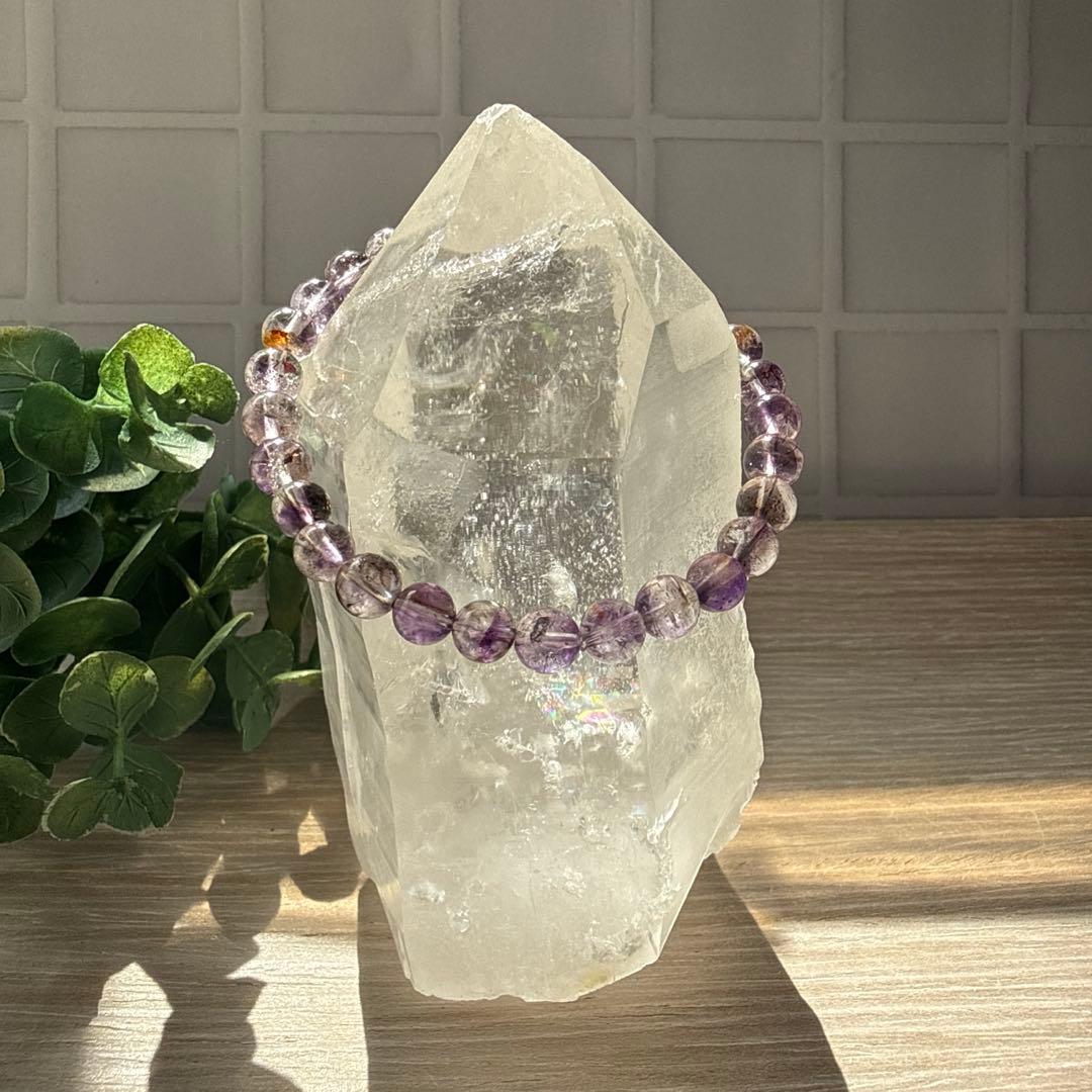 ラッキーブラジル産♪水晶ポイント416g