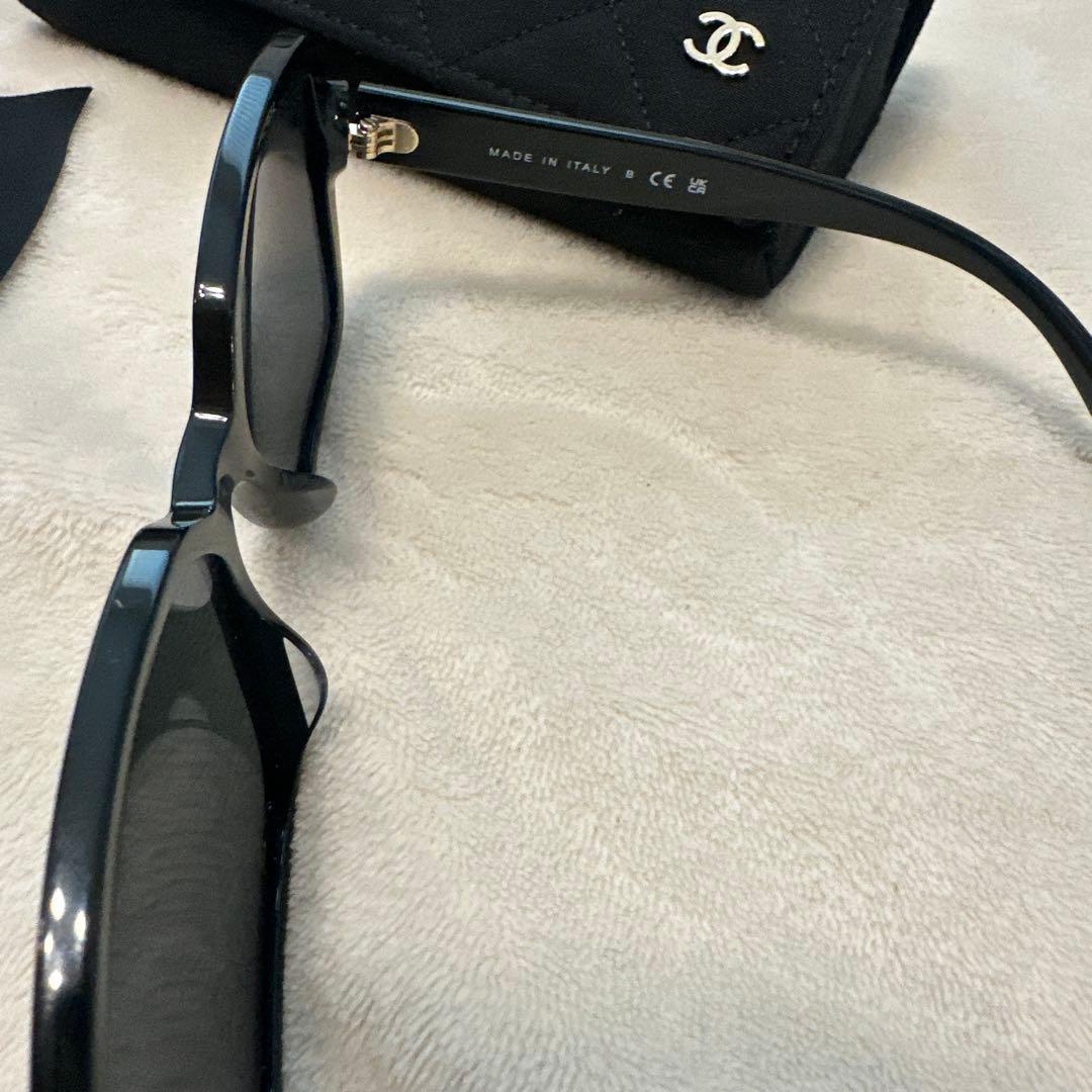 CHANEL シャネル　ブラック　スクエアサングラス サングラス