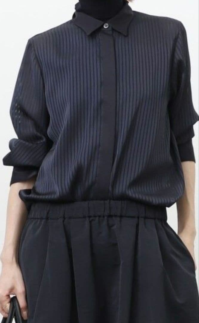 トップス L'Appartement Stripe Sheer Shirt