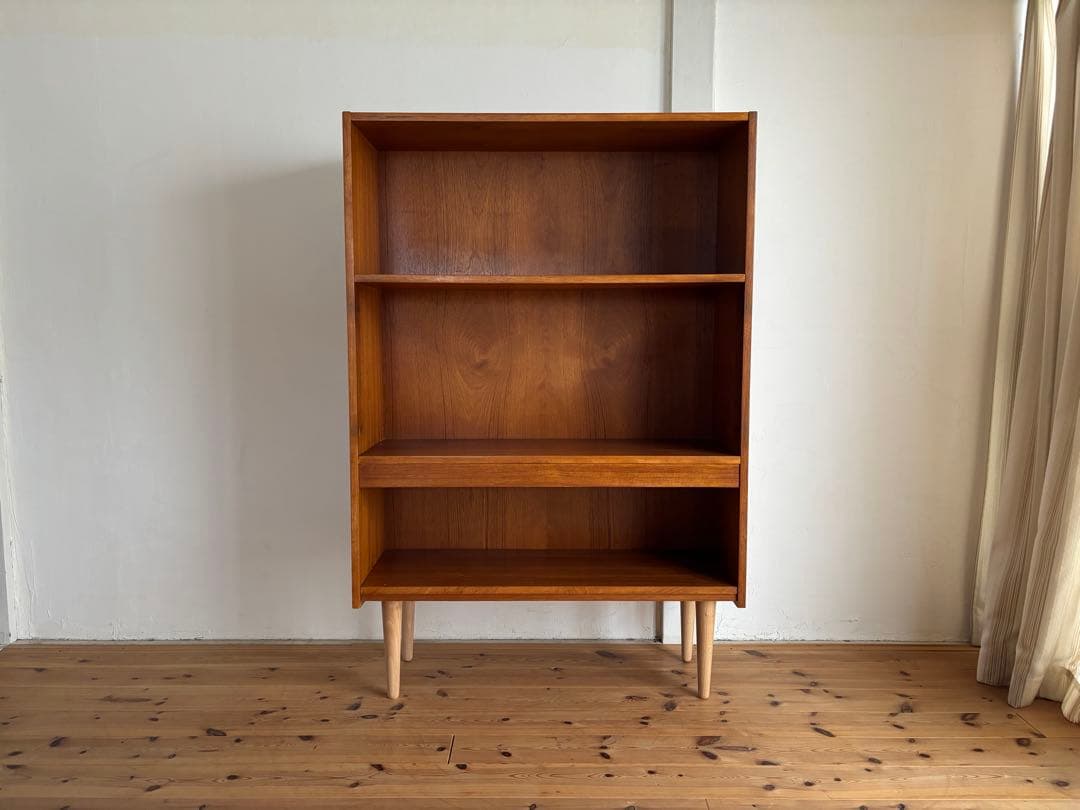 北欧ヴィンテージ　デンマーク　チーク　シェルフ