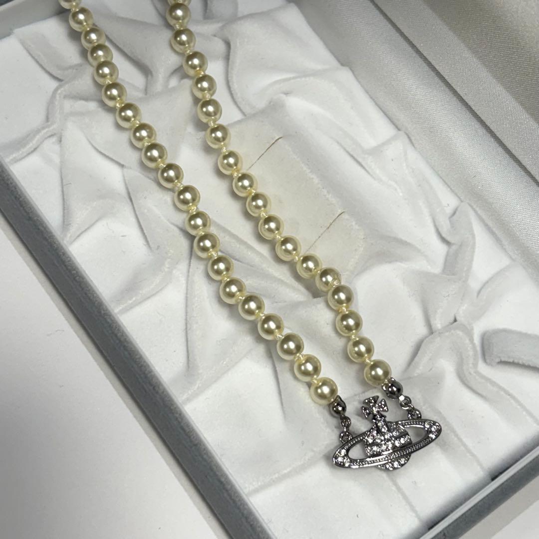 未使用級　正規品　ヴィヴィアンウエストウッド　パール　ネックレス　オーブ