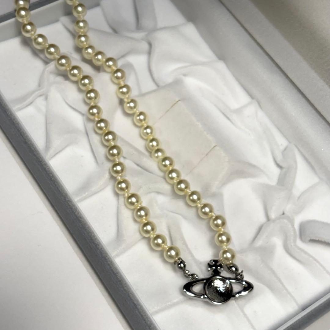 未使用級　正規品　ヴィヴィアンウエストウッド　パール　ネックレス　オーブ
