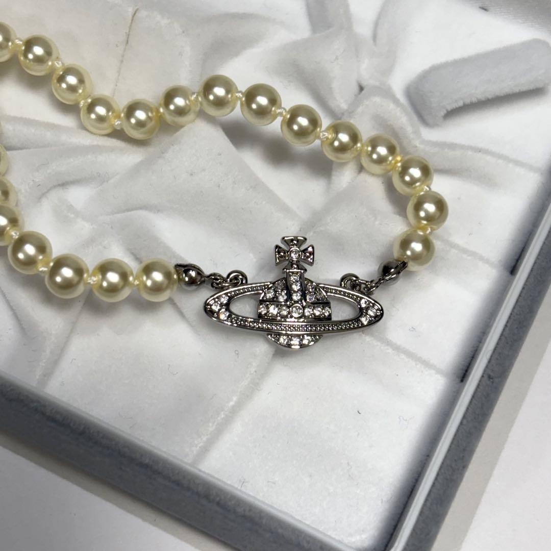 未使用級　正規品　ヴィヴィアンウエストウッド　パール　ネックレス　オーブ