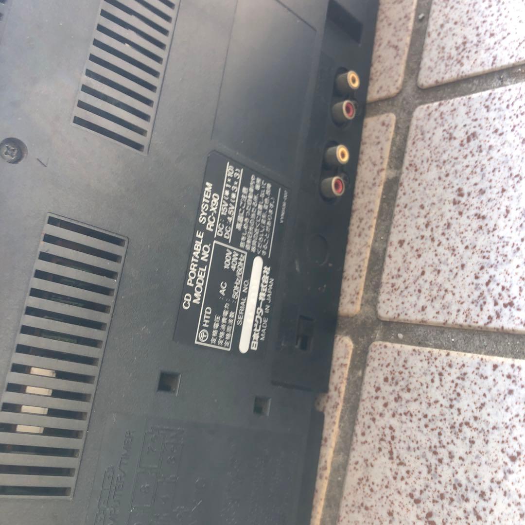 最上位機種　Victor ビクター RC-X90 G-HORN CDラジカセ