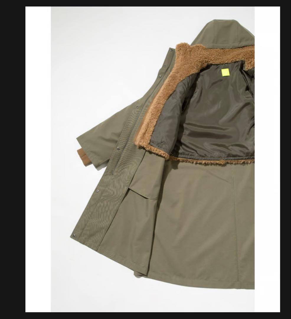 【撥水】エコファーライナー付きコート　WCJ 若槻千夏　モッズコート　完売品