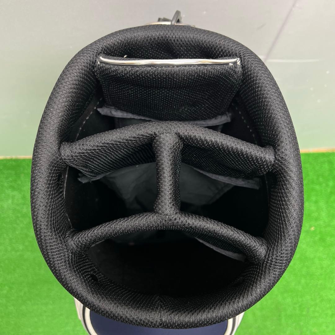 EPICURE エピキュール　ゴルフバッグ　8インチ　キャディバッグ　ネイビー