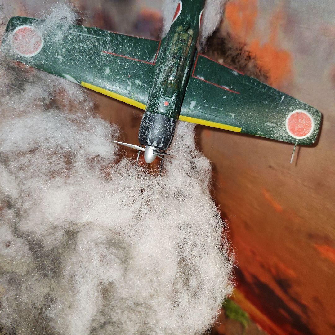 1/72 零戦　玉砕　ジオラマ　靖国