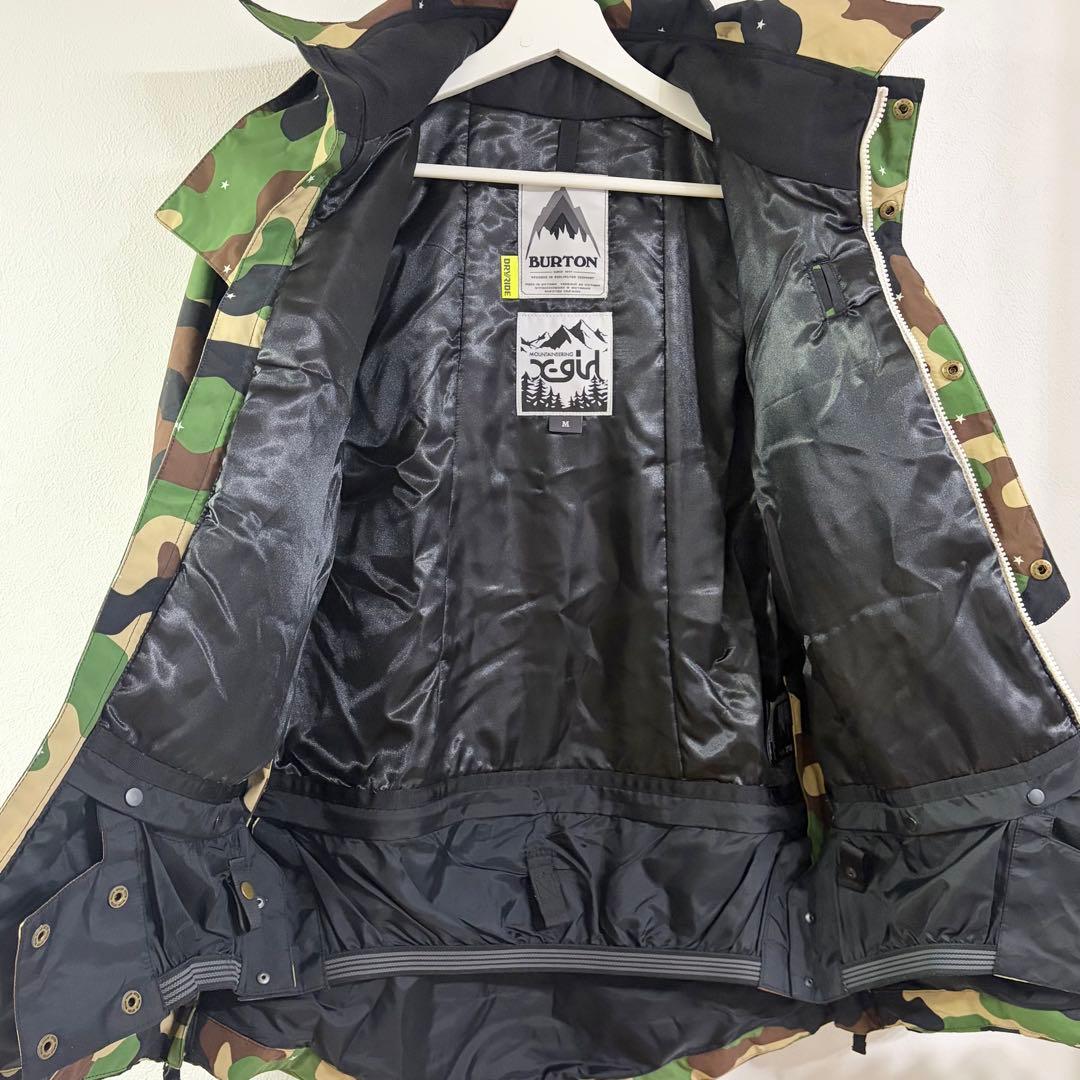 【X-girl×BURTON】オリジナルカモ柄ZOWIE JACKET　サイズM