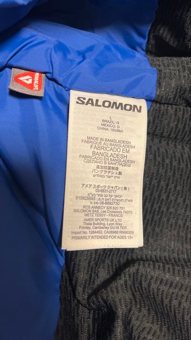 SALOMON スキーパンツ メンズ BRILLIANT PANT L size