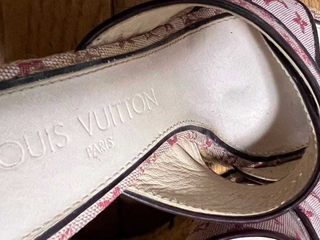 ルイヴィトンLOUIS VUITTON ウェッジソール サンダル 37