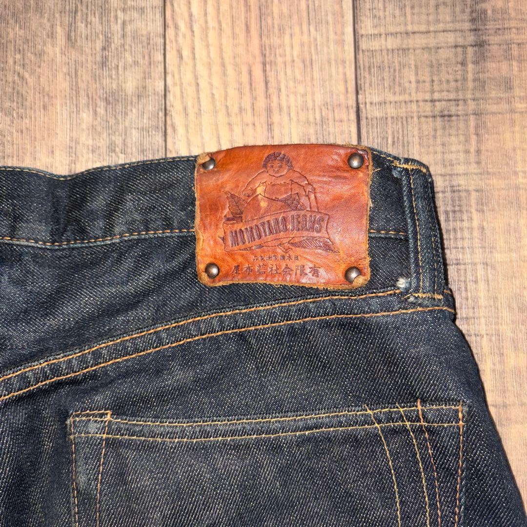 い*。様 桃太郎ジーンズ 濃紺W34