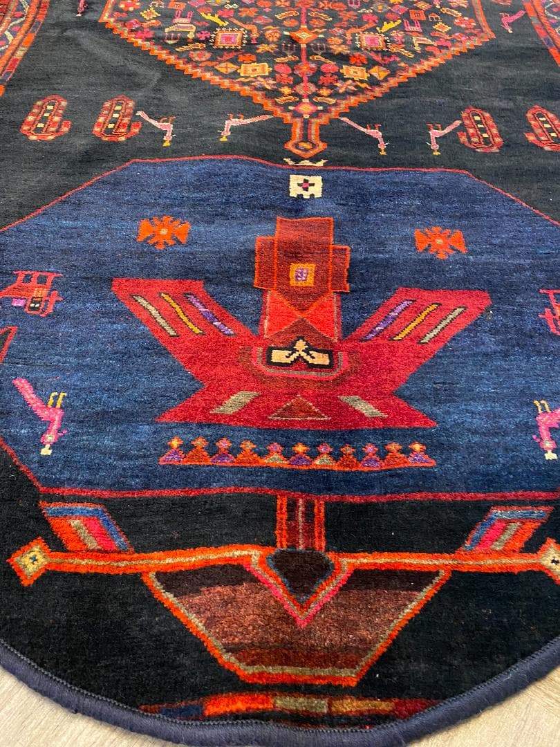 t*☆様 ペルシャ絨毯 ケルマン 186x124cm ヴィンテージ ラグ 手織り