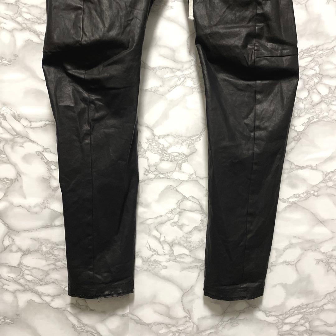 bajra バジュラ ジップデザインパンツ　ポケット　特殊加工生地