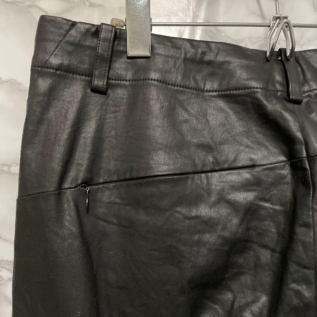 bajra バジュラ ジップデザインパンツ　ポケット　特殊加工生地