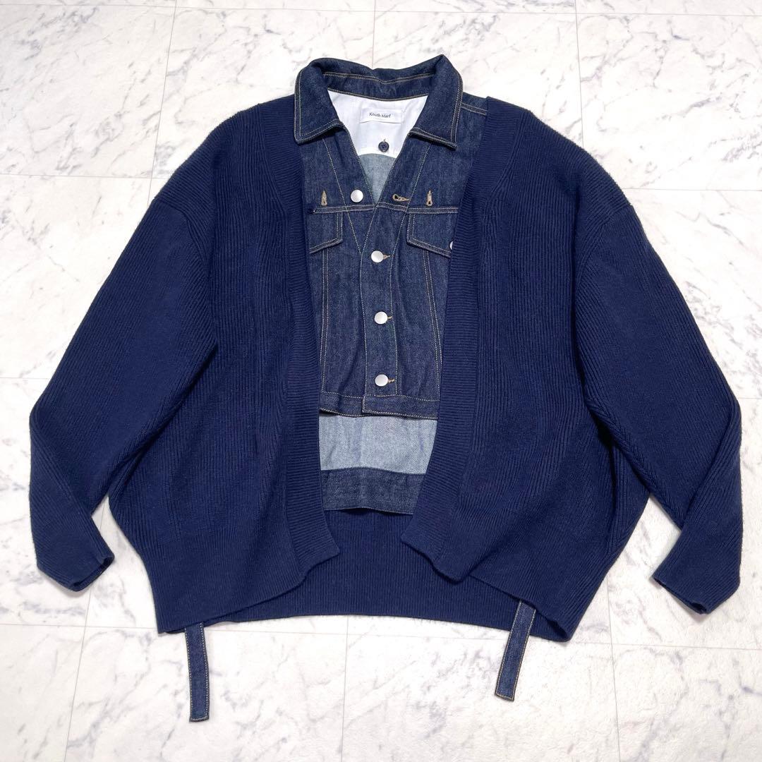 美品✨クヌースマーフ manyway denim jacket cardigan