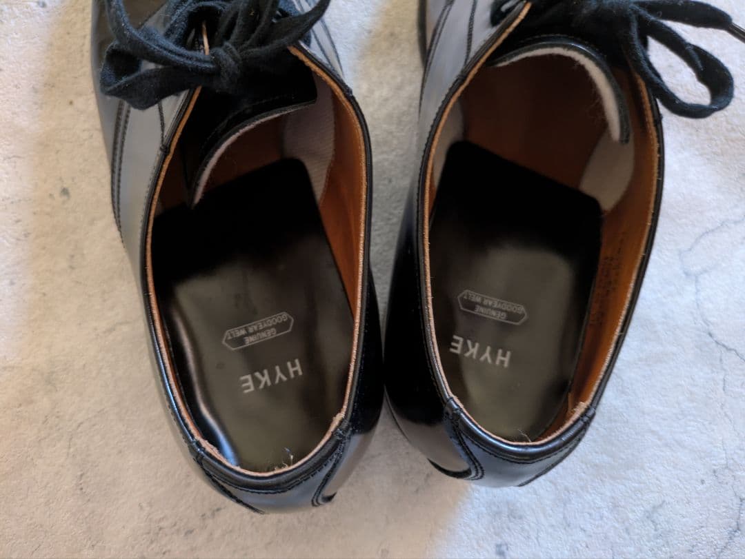 靴 HYKE LEATHER SHOES