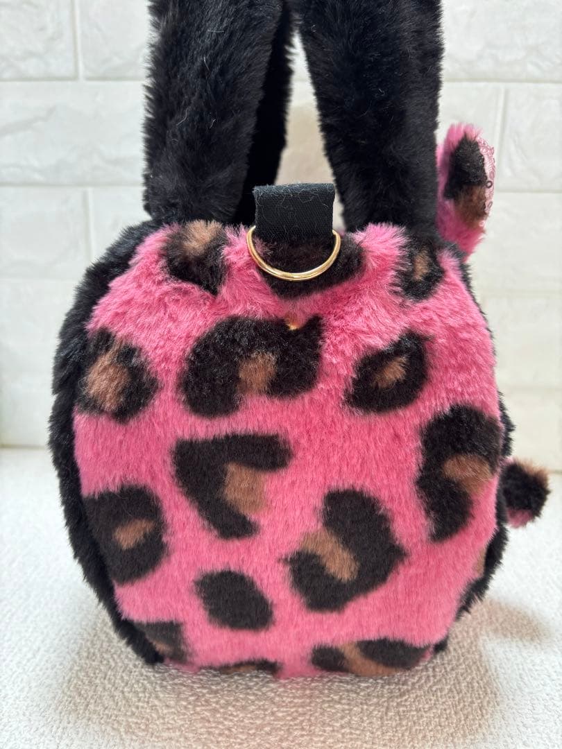 あ*き様 コヤンイサムチョン　ハンドメイド　ファーバッグ　ジョーズくん　ヒョウ柄