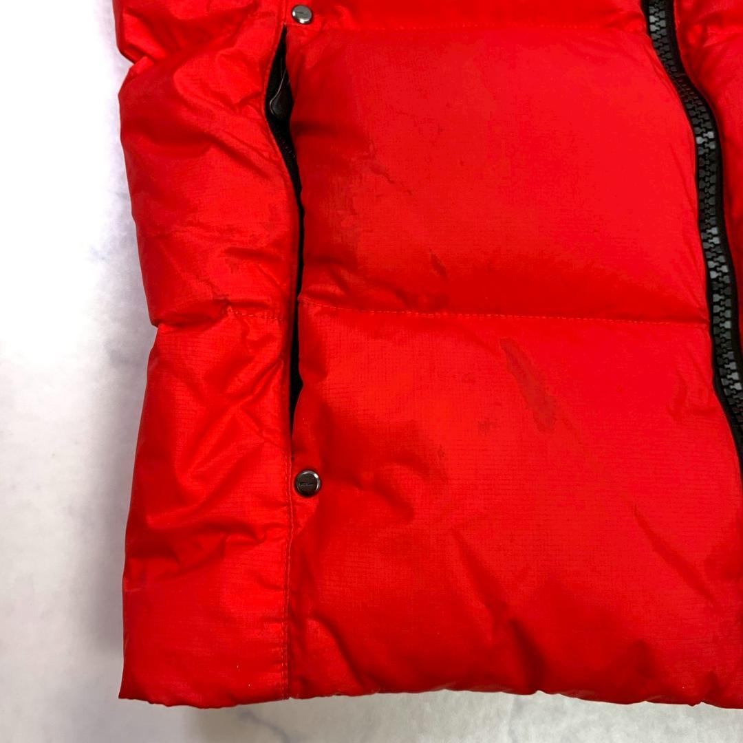 ポロラルフローレン ダウンベスト ビッグポニー刺繍 レッド XS　E021