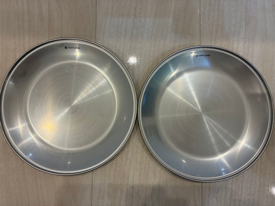 だ*い様 【美品】スノーピーク　テーブルウェアセットL×２ トング黒×１　ステン