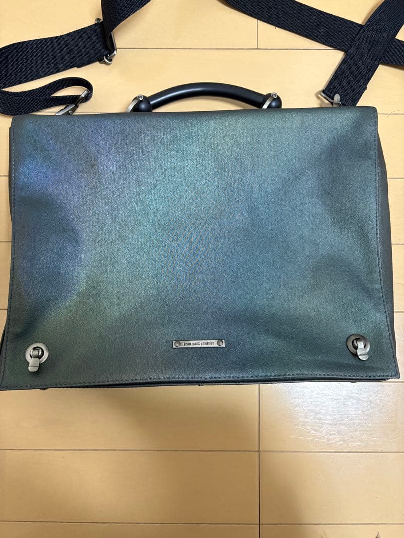 Jean Paul Gaultier HOMME 玉虫 サイバー ビジネスバッグ