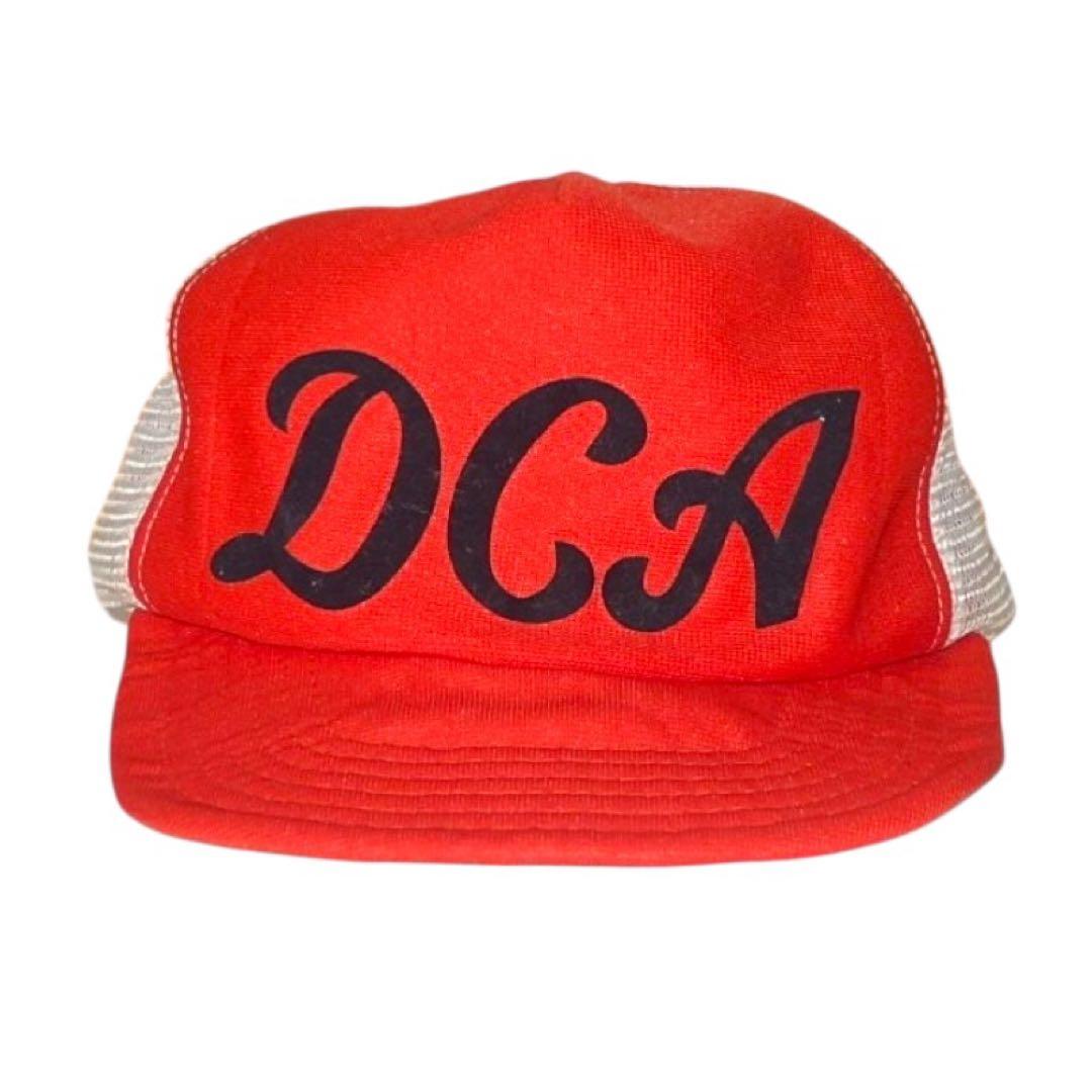 ▪️70s NEW ERA ビンテージ トラッカーキャップ オレンジ 白 緑 黒