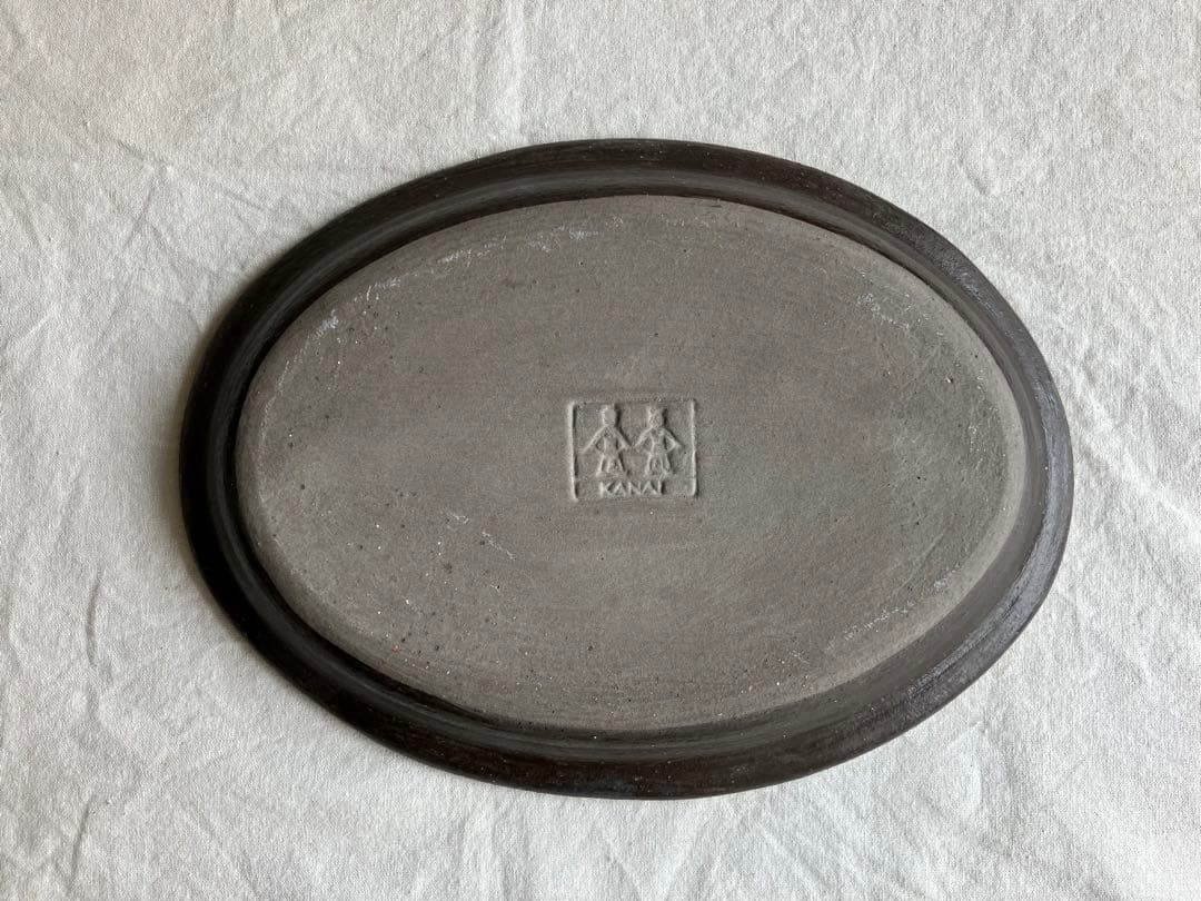 金井ゆみ オーバル皿