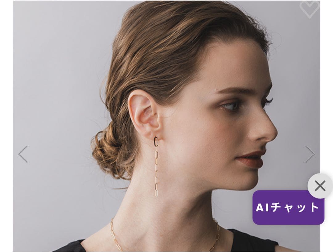 y*☆様 【最終お値下げ】スタージュエリーK10 ピアス ダイヤモンドチェーンY