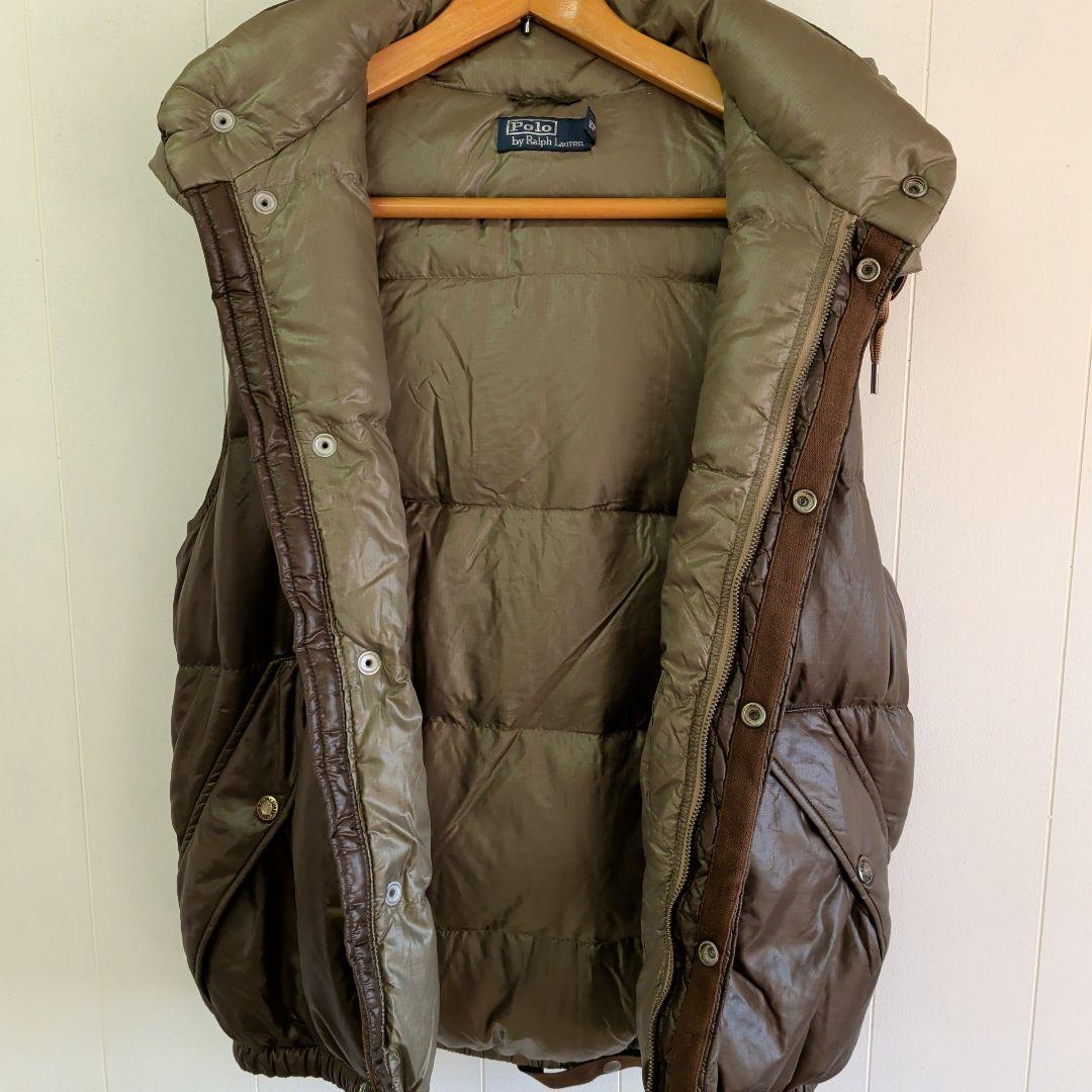 ジャケット・アウター Polo Ralph Lauren down vest M brown