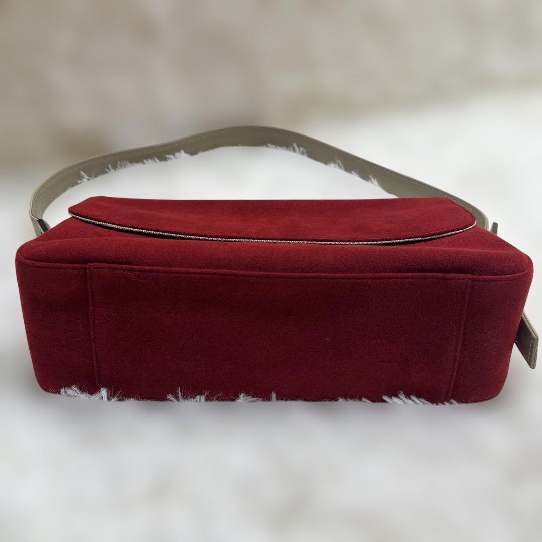 【極美品】ジバンシー　ハンドバッグ　スエード　ワインレッド　ショルダーバッグ