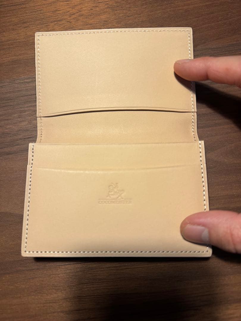 COCOMEISTER 名刺入れモスグリーン