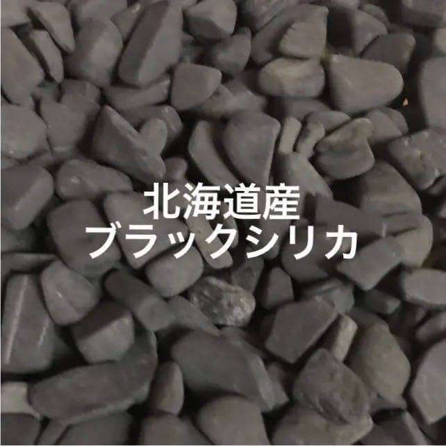 ★数量限定★話題の健康石♢遠赤外線効果【北海道産ブラックシリカ200g】❤️