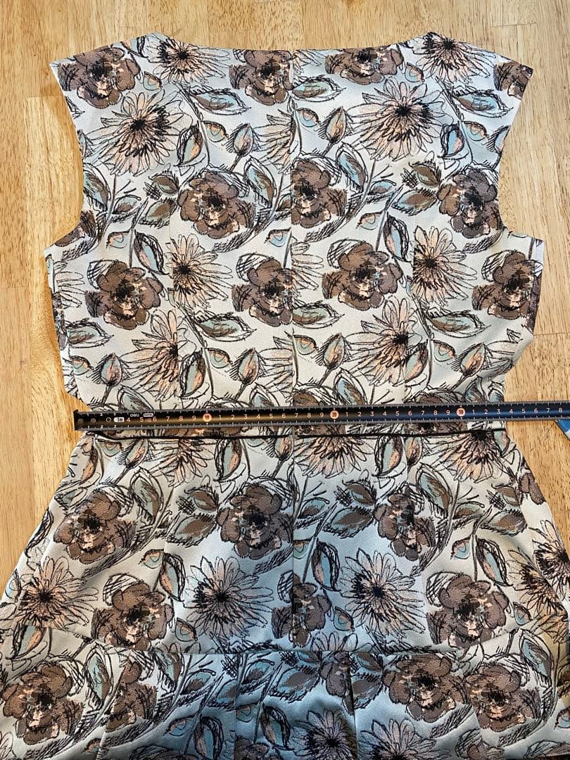 ANAYI 花柄 ノースリーブ ワンピース 新品タグ付き