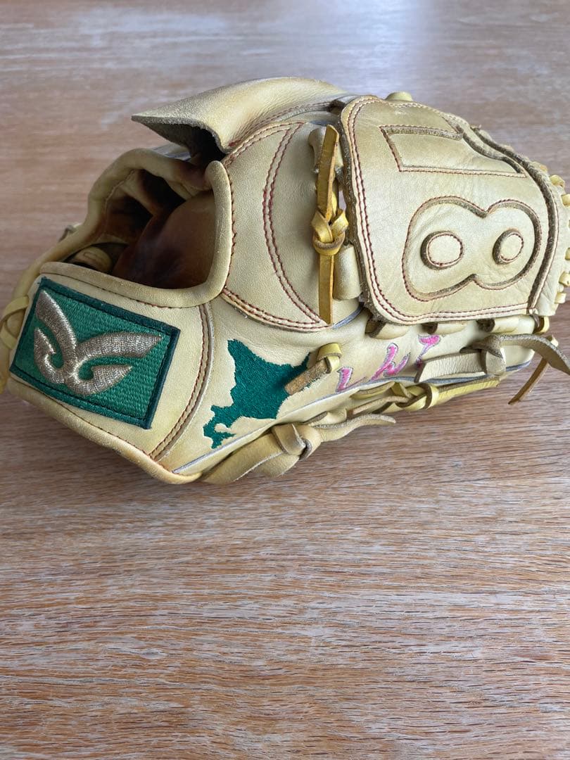 GROM 軟式野球グローブ　イエロー