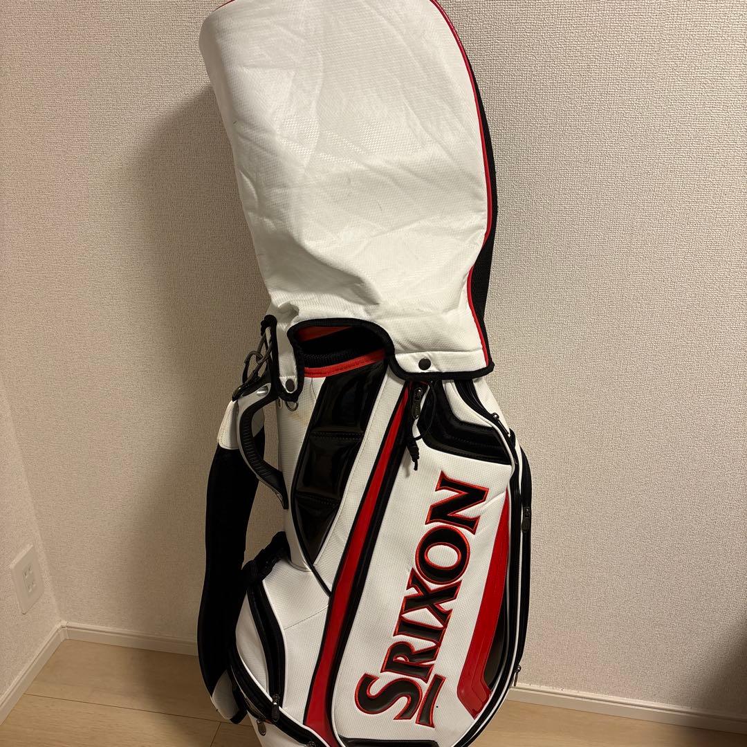 Srixon キャディバッグ ホワイト/レッド