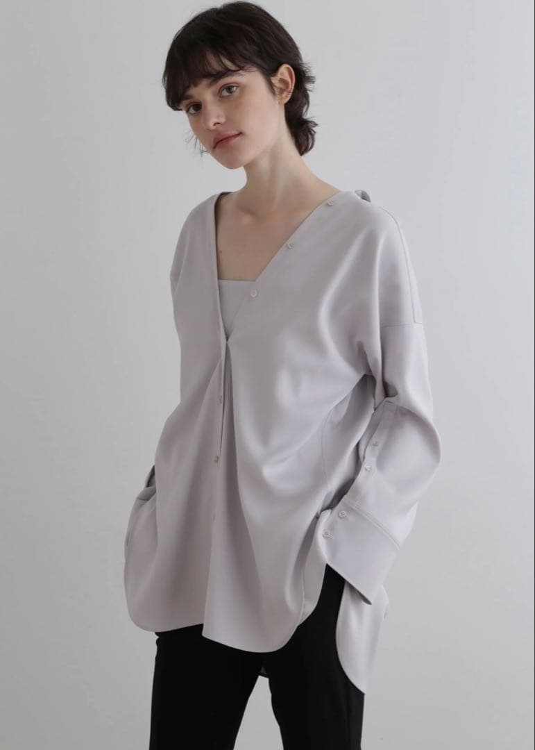 ダブルサテンビックシャツ