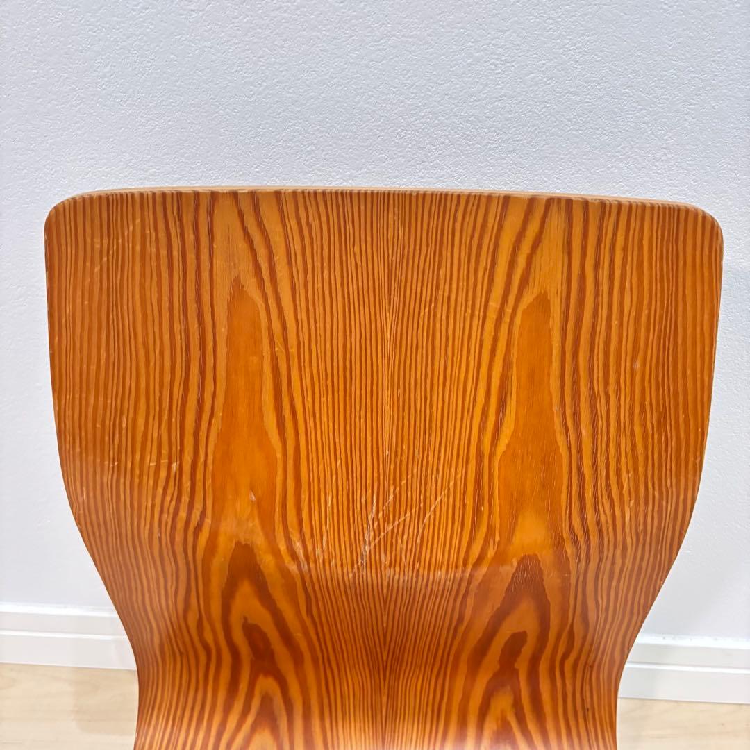 天童木工　曲げ椅子　曲げ座椅子　3脚セット